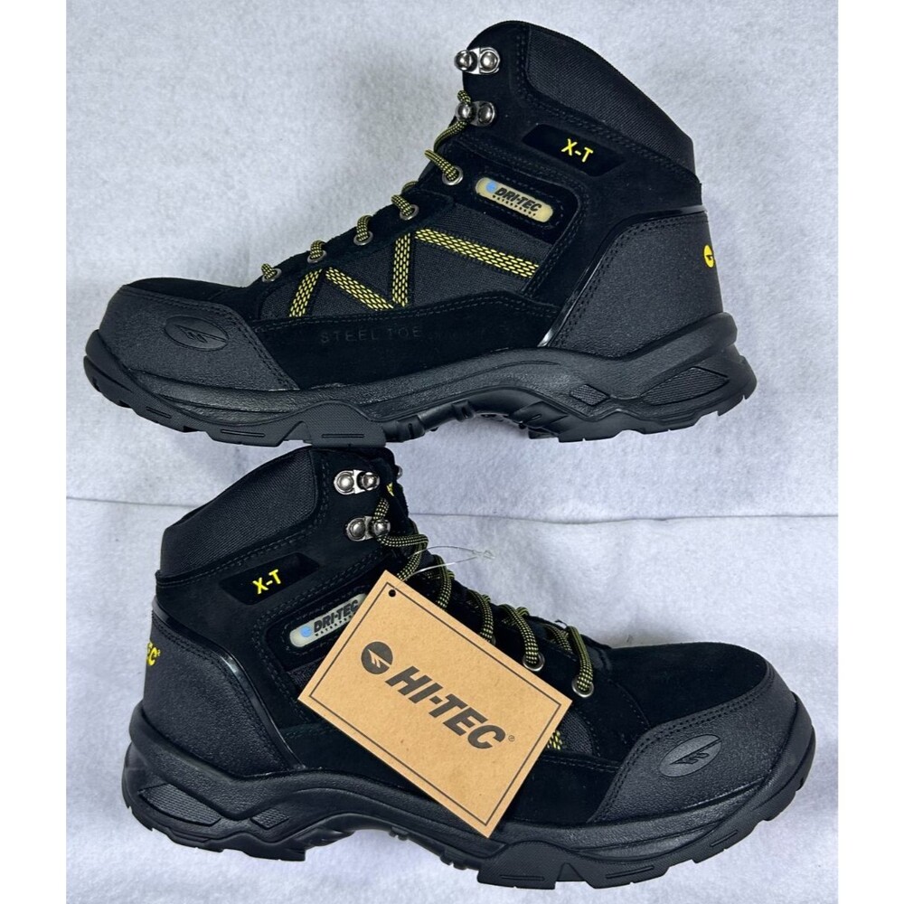 Hi-Tec X-T M Keaton Hiker Steel Toe Boots Mens 9 Waterproof Slip Resistant